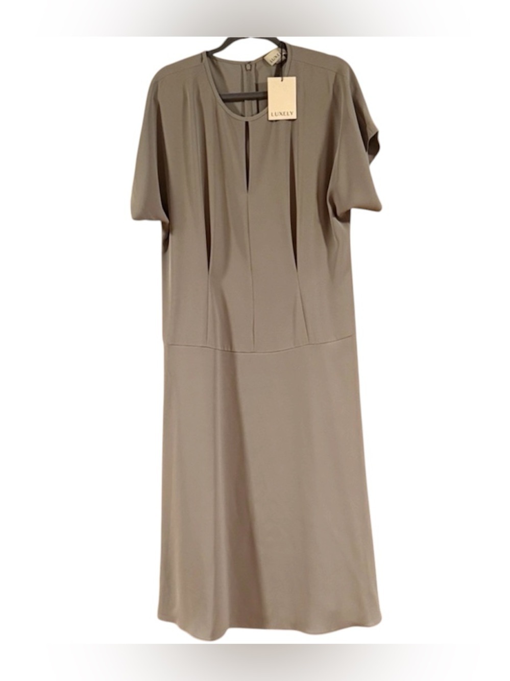 Luxely Dove Gray Women's Dress NWT